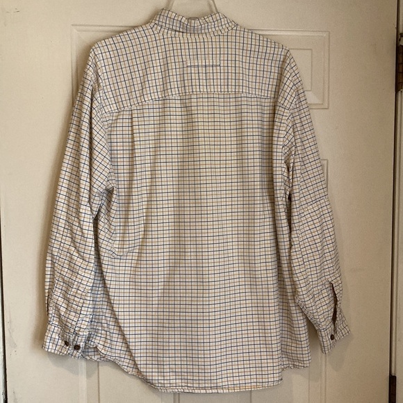 Woolrich mens XL 100% cotton button down shirt Midweight cooler weather classic - Picture 6 of 10